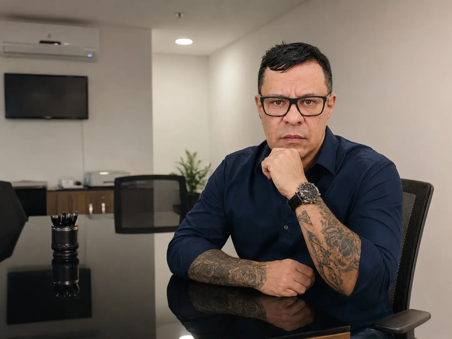 Rodrigo Tavares no escritório